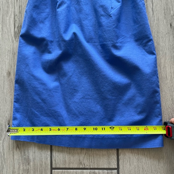 Banana Republic Sleeveless Belted Midi Dress in Blue - Picture 7 of 8